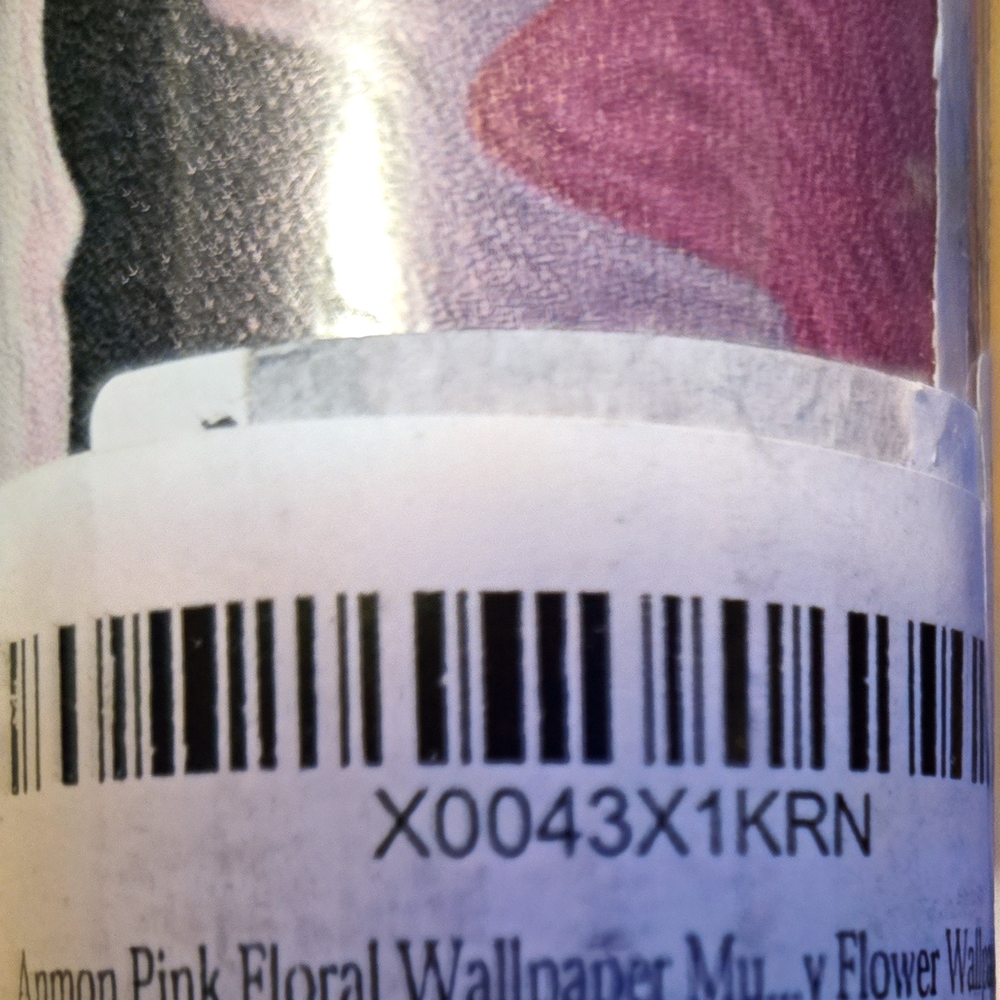 Pink Floral Wallpaper Roll